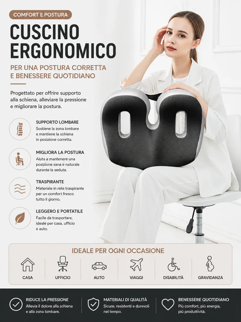 Cuscino Ergonomico Schiena Sana